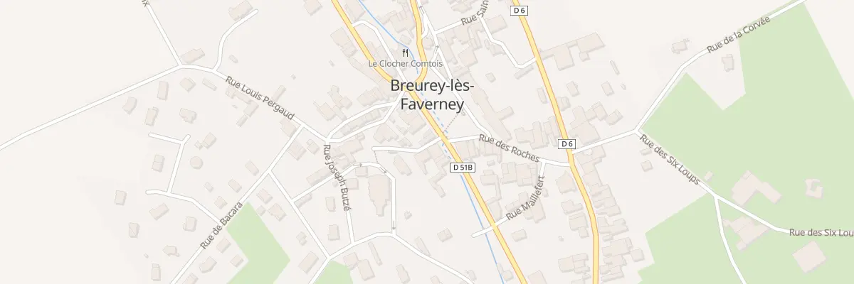 Plan du 1 Rue de l’Eglise à Breurey-lès-Faverney
