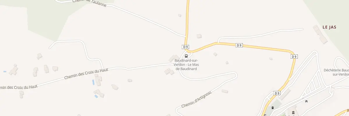 Plan du 16 Che des Croix du Haut à Baudinard-sur-Verdon