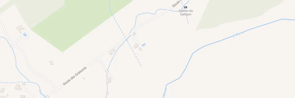 Plan du 672 Rte des Oraisonis à Bras-d’Asse