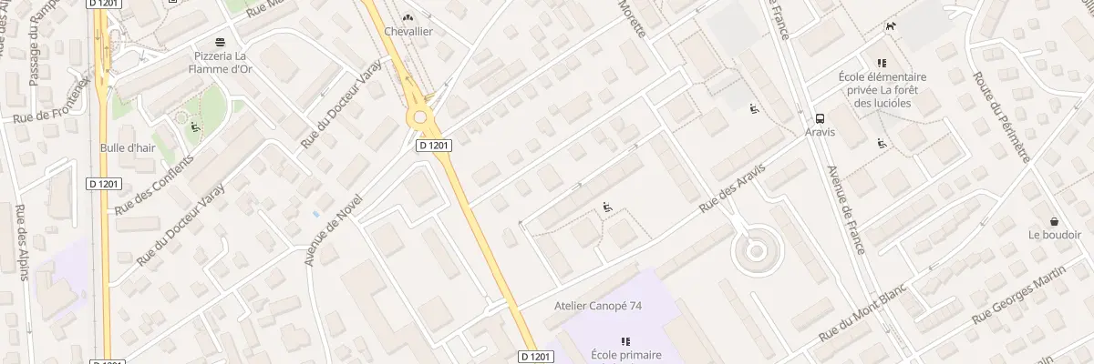 Plan du 6 Rue Gabriel Fauré à Annecy