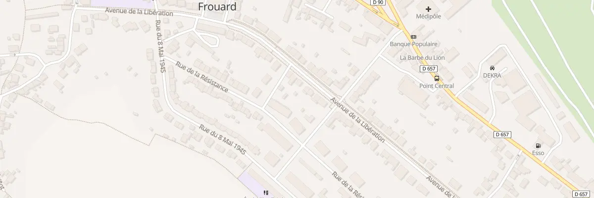 Plan du 48 Av de la Libération à Frouard