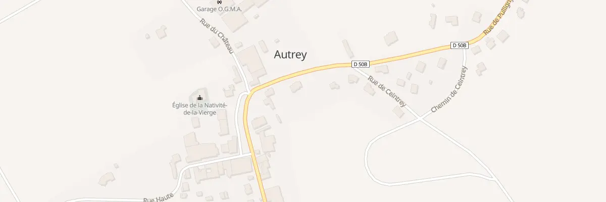 Plan du 3 Rue de Pulligny à Autrey