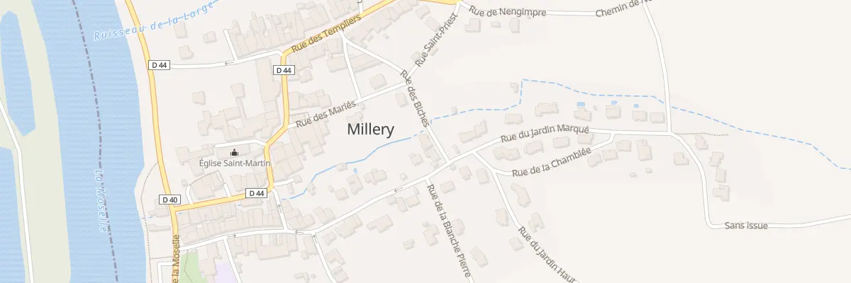 Plan du 4 Rue des Biches à Millery