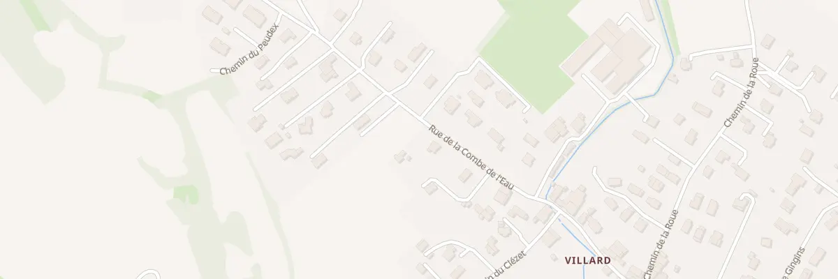 Plan du 155 Rue de la Combe de l’Eau à Divonne-les-Bains