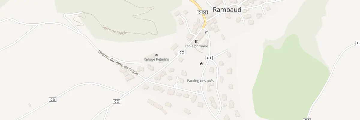Plan du 5067 Le Village à Rambaud