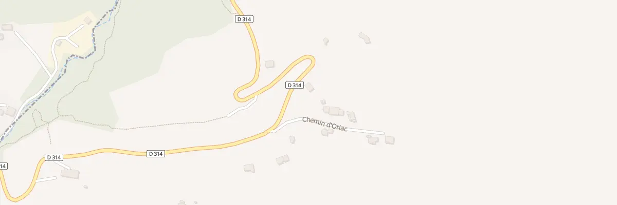 Plan du 970 Rte de La Rochette à La Rochette