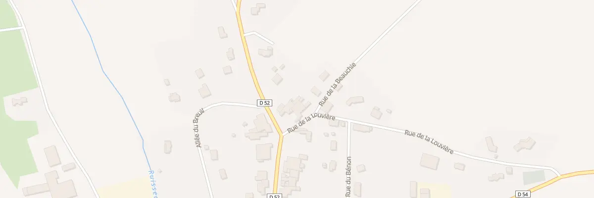 Plan du 4 Rue des Cornes Lambert à Cubry-lès-Faverney