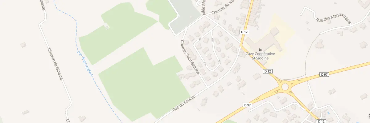Plan du 91 Che de Saint Sidoine à Puget-Ville