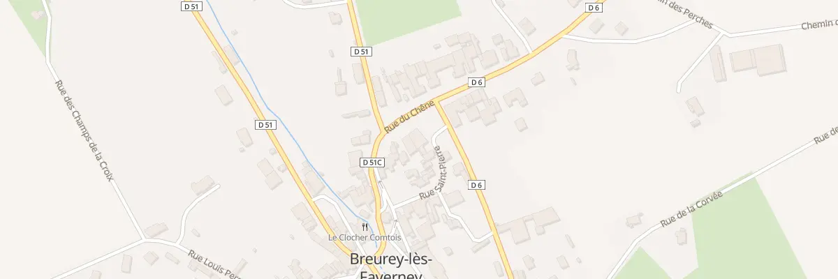 Plan du 1 Rue Saint Pierre à Breurey-lès-Faverney