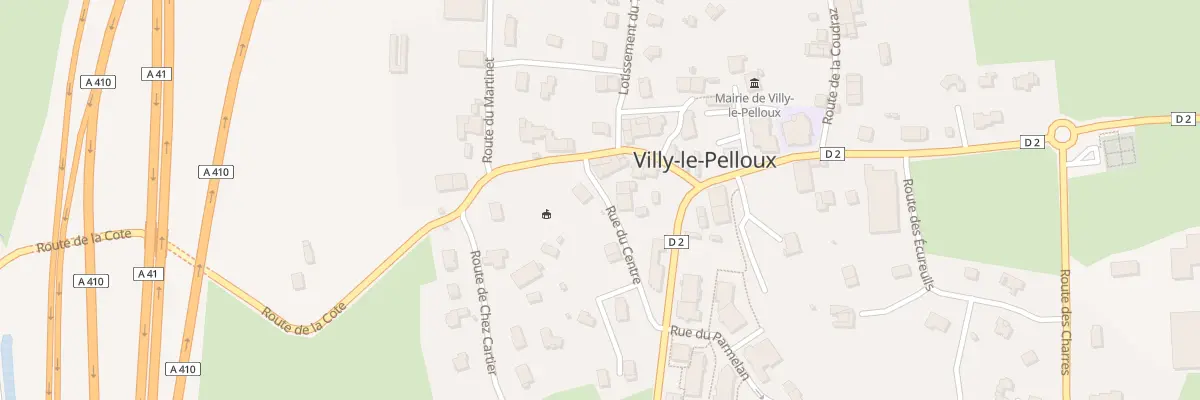 Plan du 75B Rte de Chez Cartier à Villy-le-Pelloux