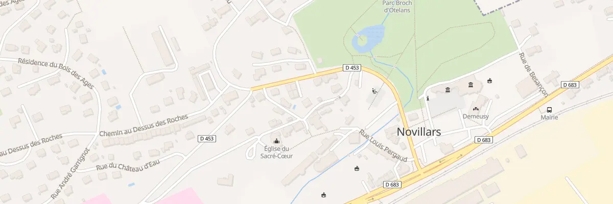 Plan du 5032 Rue de la Charrière à Novillars