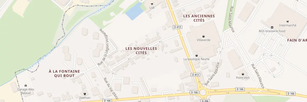Plan du 85 Rue Georges Lefèvre à Mirecourt