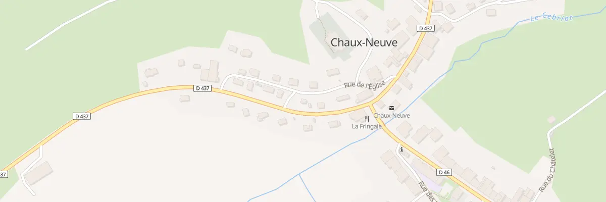 Plan du 9 Rue de l’Eglise à Chaux-Neuve