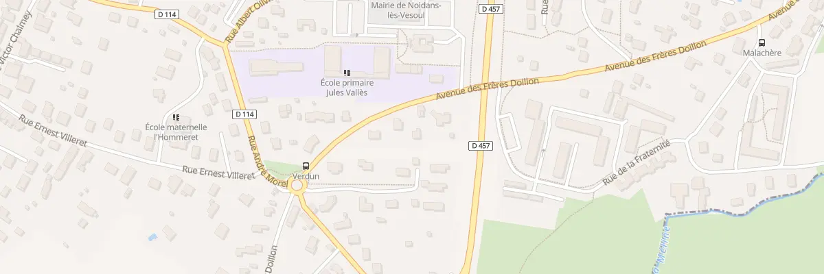 Plan du 8C Av des Frères Doillon à Noidans-lès-Vesoul