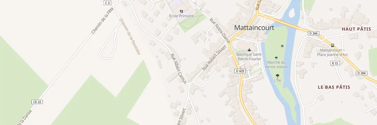 Plan du 17 Rue Robert Stivert à Mattaincourt