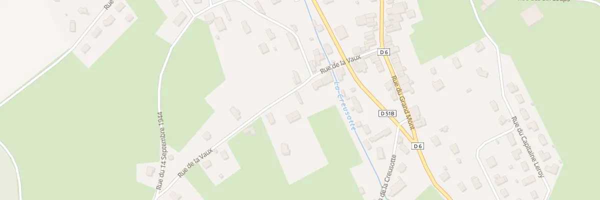 Plan du 14 Rue de la Vaux à Breurey-lès-Faverney