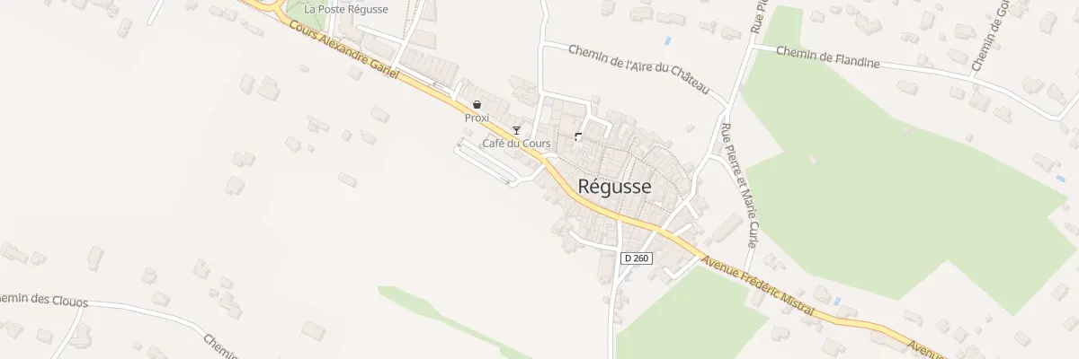 Plan du 5137 Grand Rue à Régusse