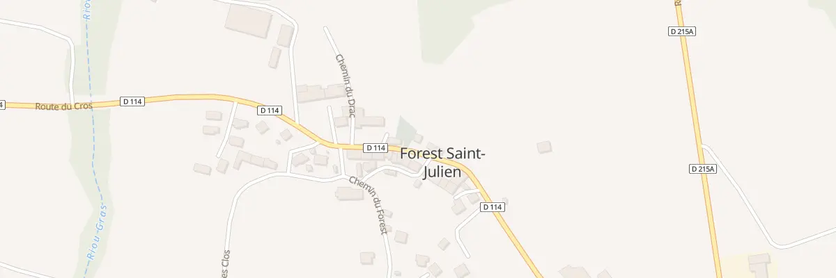 Plan du 5076 Le Village à Forest-Saint-Julien
