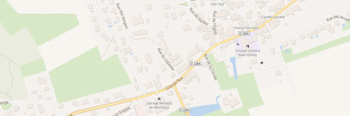 Plan du 6 Rue du Sabotier à Marchaux-Chaudefontaine