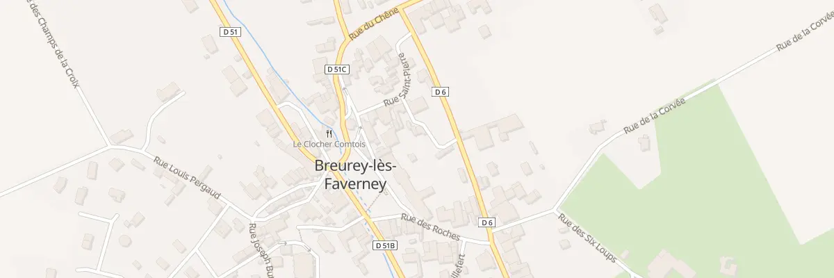 Plan du 9 Rue du Cornet à Breurey-lès-Faverney