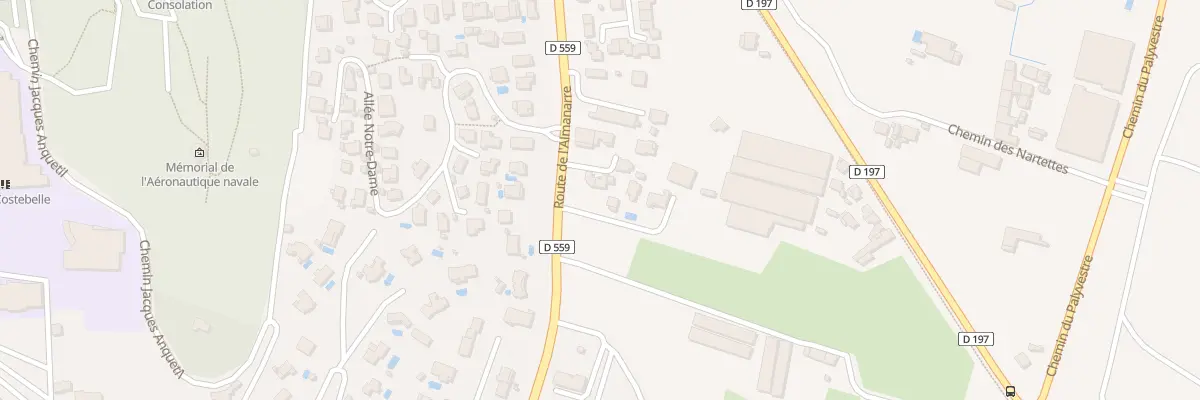 Plan du 951 Rte de l’Almanarre à Hyères