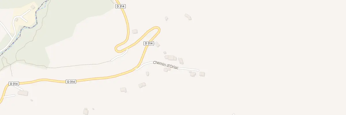 Plan du 73 Che d’Oriac à La Rochette