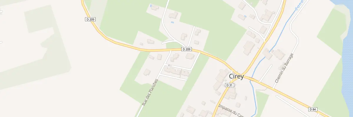 Plan du 1 Rue des Planches à Cirey
