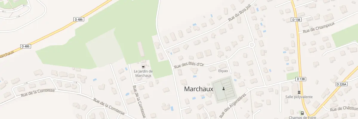 Plan du 16 Rue des Bles d’Or à Marchaux-Chaudefontaine