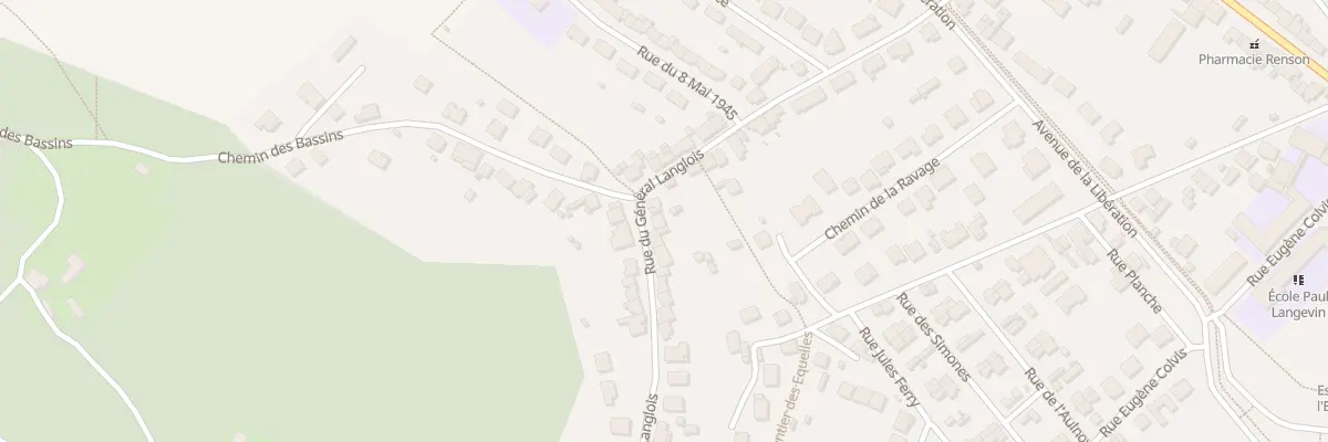 Plan du 55 Rue du Genéral Langlois à Frouard