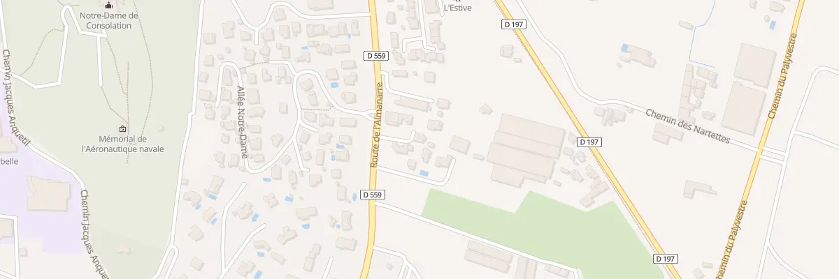 Plan du 951B Rte de l’Almanarre à Hyères