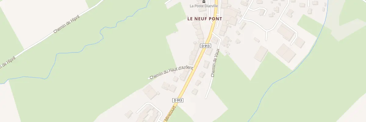 Plan du 36 Rue de Mirecourt à Diarville