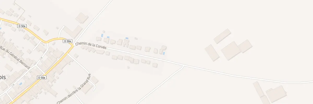Plan du 5200 Che de la Corvee à Frolois