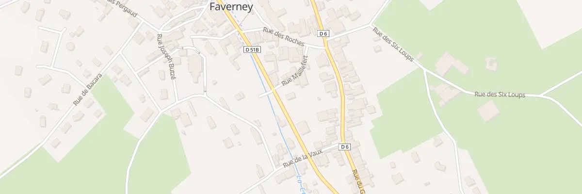 Plan du 6 Rue du General de Gaulle à Breurey-lès-Faverney