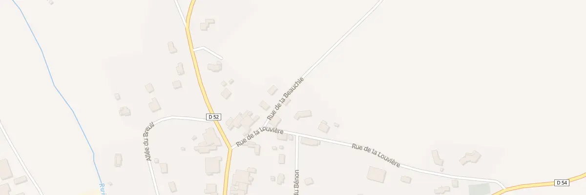 Plan du 2 Rue de la Beauchie à Cubry-lès-Faverney