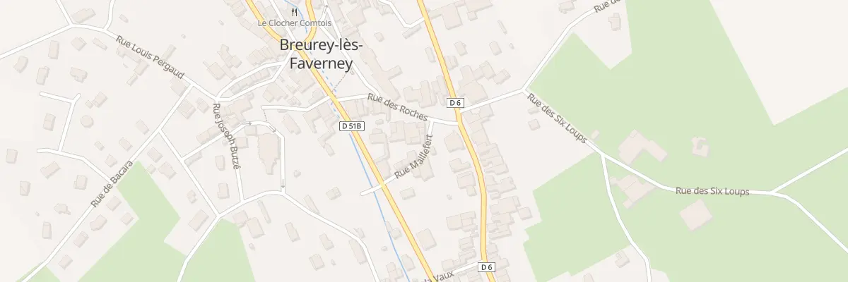 Plan du 5 Rue Maillefert à Breurey-lès-Faverney