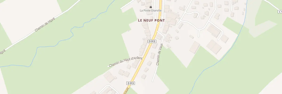 Plan du 34 Rue de Mirecourt à Diarville