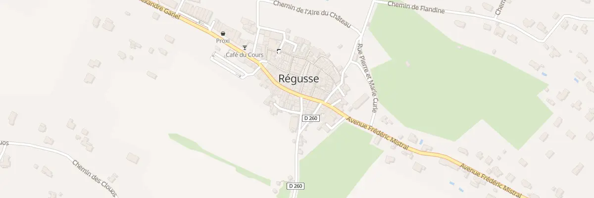 Plan du 5362 Grand Rue à Régusse