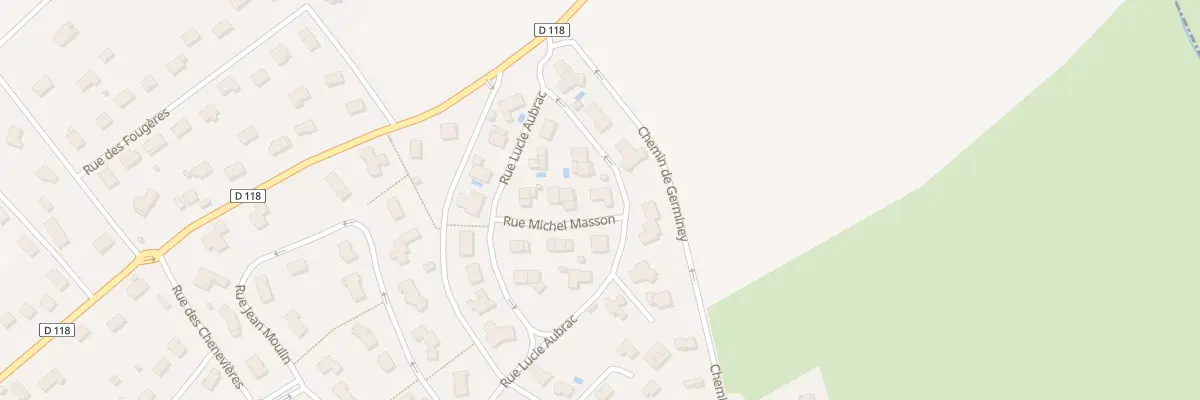 Plan du 2 Rue Michel Masson à Pusey