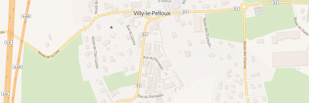 Plan de Villy Le Pelloux à Villy-le-Pelloux
