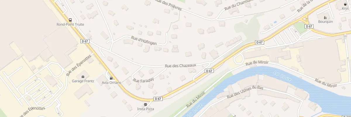 Plan du 12 Rue d’Hüfingen à Ornans