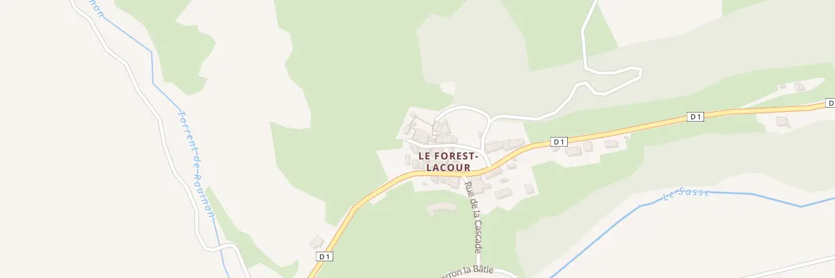 Plan du 2 Mte du Moucheréou à Bayons