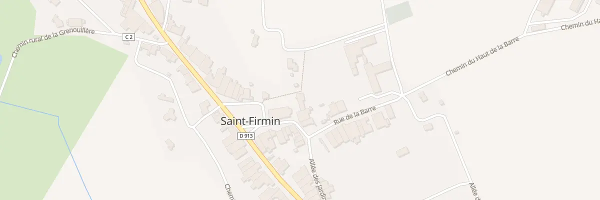 Plan du 13 Pl de l’Eglise à Saint-Firmin