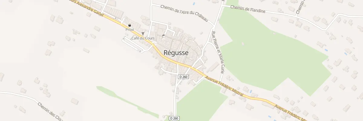 Plan du 9 Rue des Marches à Régusse