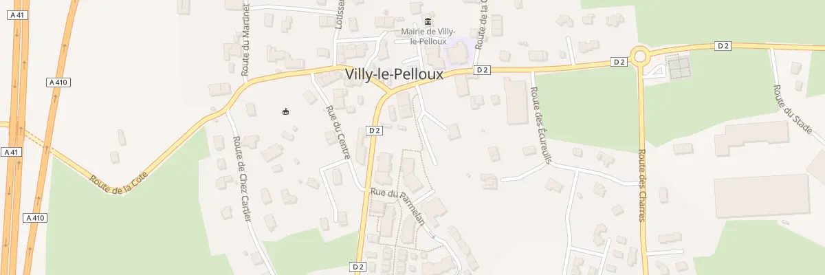 Plan du 303 Rte du Chef Lieu à Villy-le-Pelloux