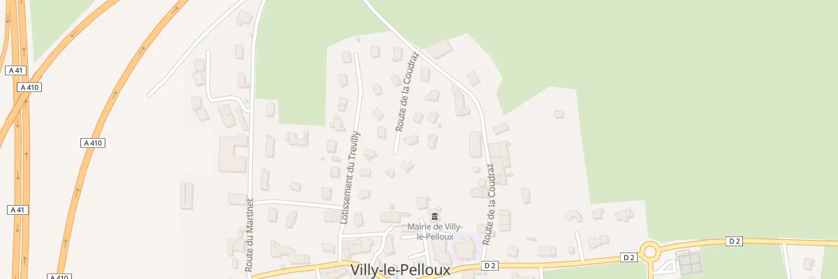 Plan du 289 Rte de la Coudraz à Villy-le-Pelloux