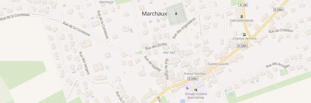 Plan du 5 Rue des Ecoles à Marchaux-Chaudefontaine