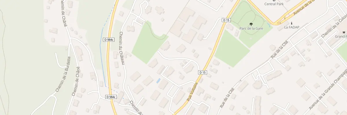 Plan du 508 Rue Voltaire à Divonne-les-Bains