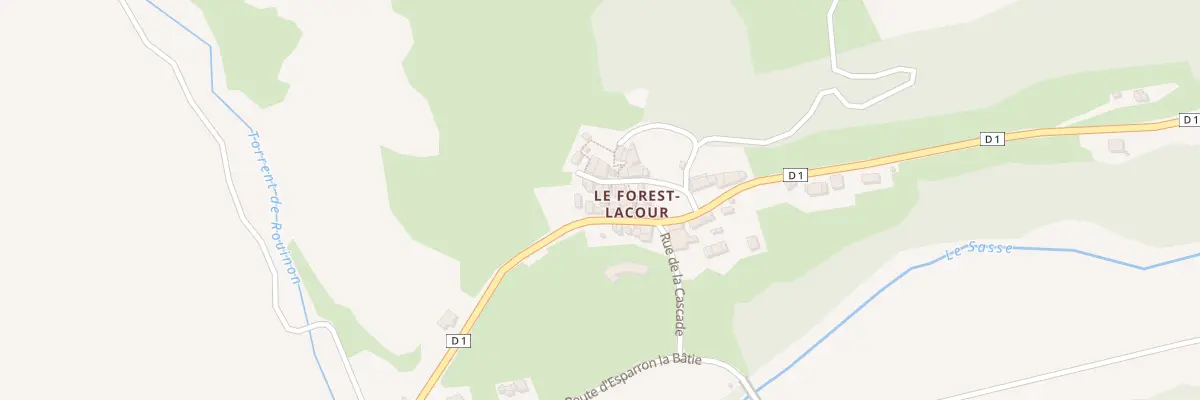 Plan du 7 Rue de l’Antone à Bayons