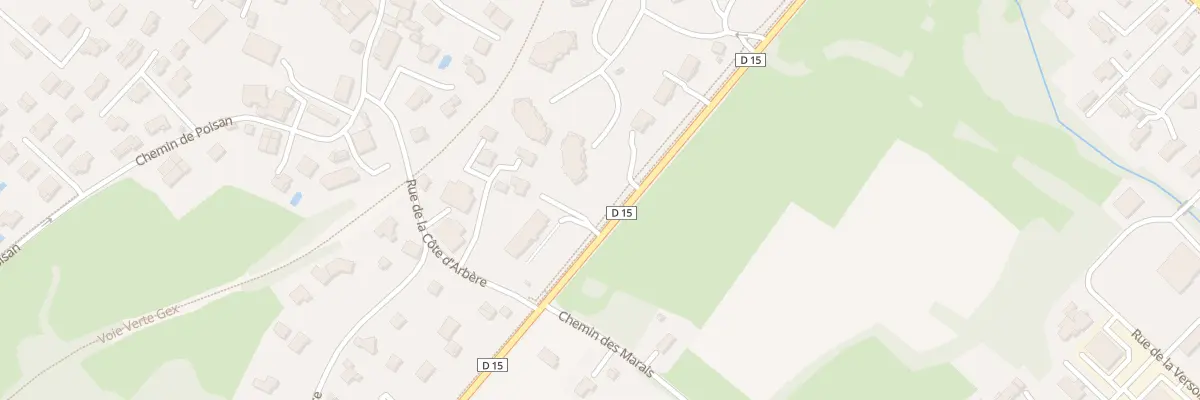 Plan du 268 Bd des Epinettes à Divonne-les-Bains