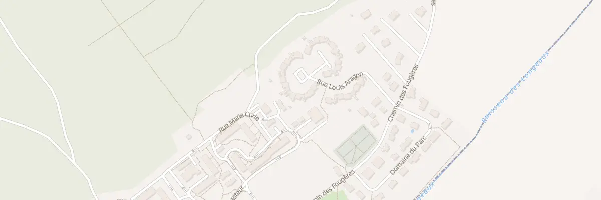 Plan du 8 Rue Louis Aragon à Novillars